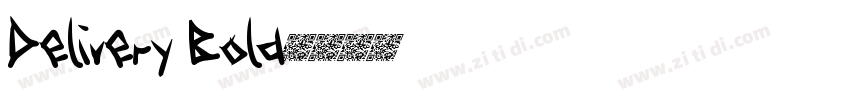 Delivery Bold字体转换
